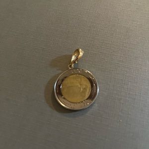 Libra coin pendant